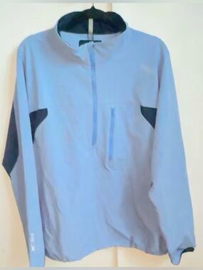 RLX Ralph Lauren Men's Water-Repellent 1/2 Zip Blue Golf Pullover SZ.XL NWOT$198